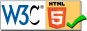 W3C HTML5 Valid
